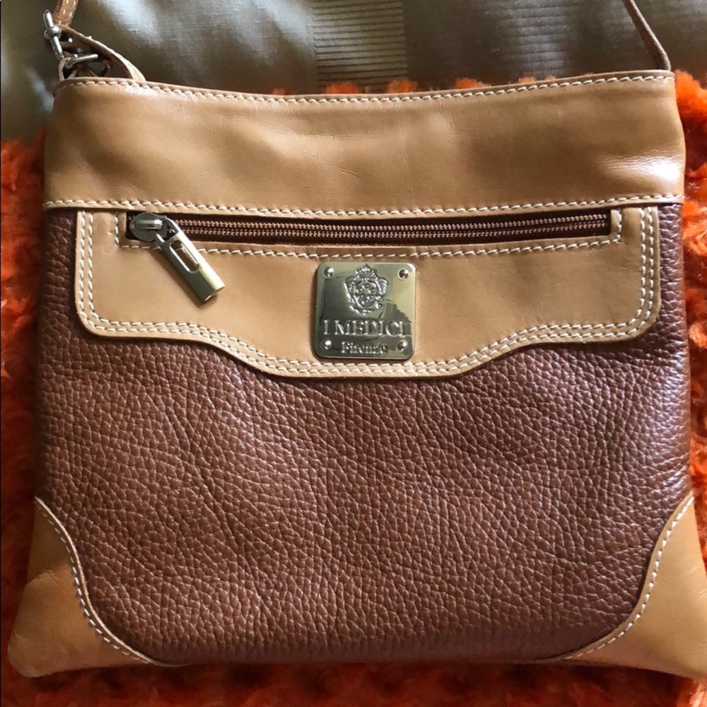 Authentic Italian Leather Crossbody - Picture 2 of 4